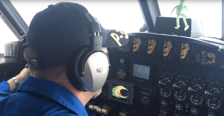 NOAA’s hurricane researchers record a flight into the eye of Hurricane Dorian