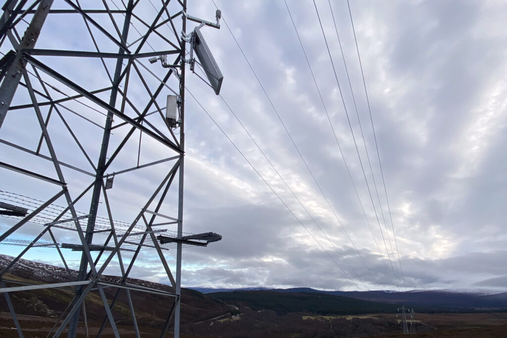 OTT HydroMet installs weather station to predict ice formation on power lines in Scotland