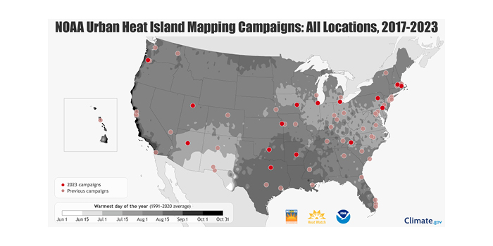 NOAA seeks applications for 2024 urban heat island initiative