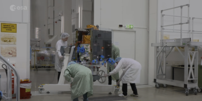 VIDEO: Preparing ESA’s Arctic weather satellite for environmental testing