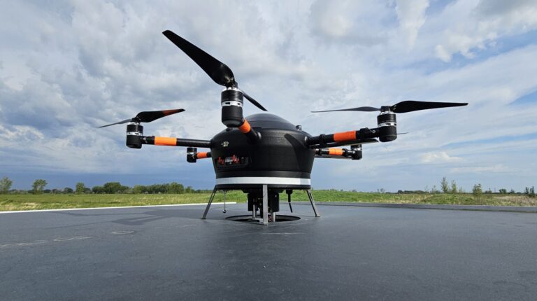 NOAA’s National Weather Service to deploy uncrewed aircraft systems to measure upper air data Meteodrone N360WX sits ready for takeoff on the first Meteomatics base station in the USA.