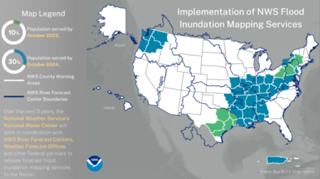 NOAA expands flood inundation mapping services to 30% of US population ...