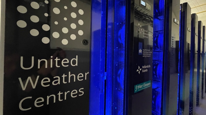 Joint weather supercomputer becomes operational for Ireland, Denmark, Iceland and the Netherlands The National Meteorological Institutes of Ireland, Denmark, Iceland and the Netherlands have joined forces to respond to climate change with more timely weather forecasting on a new, now operational, common supercomputer. This solution is expected to help prepare each nation for the impacts of weather patterns, which are expected to become more extreme and more challenging to forecast.