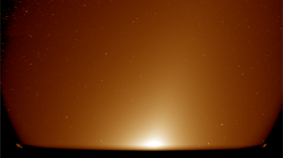 Solar corona polarimeter collects its first images