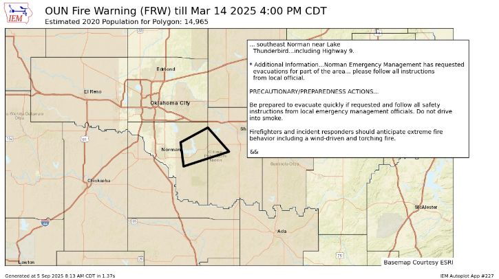 University of Oklahoma to lay groundwork for unified fire warning system in US University of Oklahoma to lay groundwork for unified fire warning system in the US.