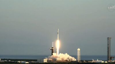 Lift-off for NASA and NOAA space weather mission