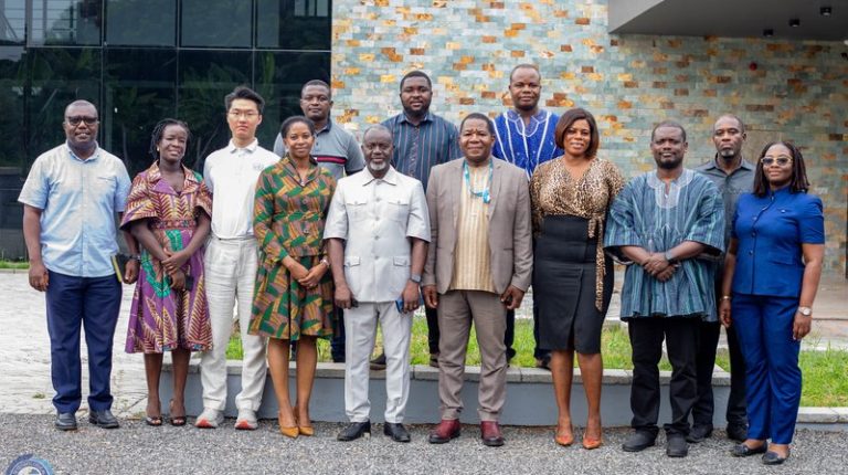 UNESCO hands over nine automated weather stations to the Ghana Meteorological Agency.